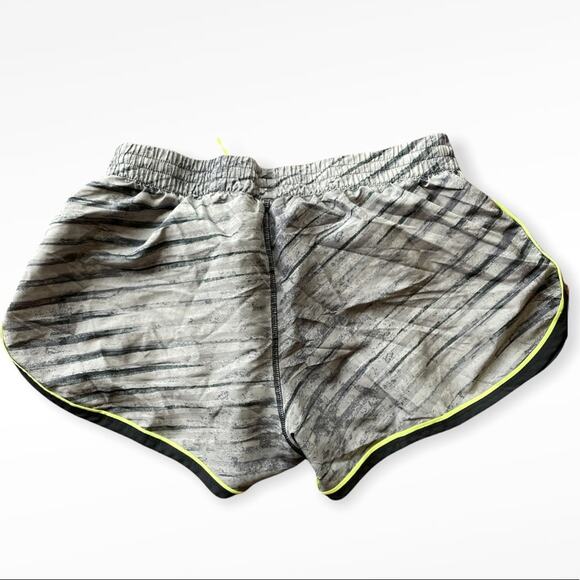 Under Armour Heat Gear Gray/Black Lime Running Shorts S - Picture 2 of 4